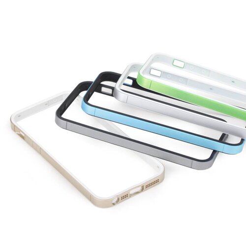 Rock rock pc tpu hybride iphone 5s 5 zwart grijs