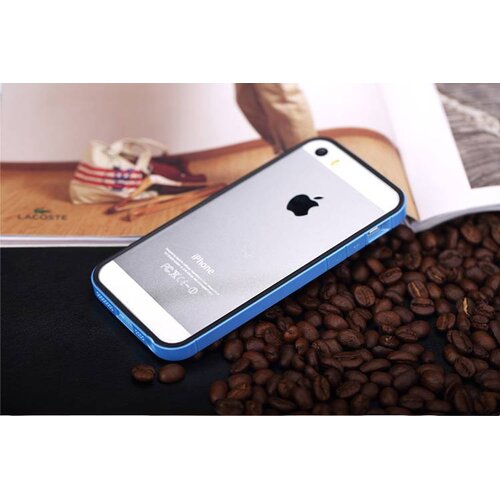 Rock rock tpu combo bumper iphone 5 s se blauw zwart Rock rock tpu combo bumper iphone 5 s se blauw zwart