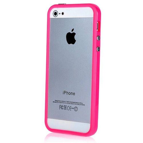 iphone 5 5s bumper roze iphone 5 5s bumper roze