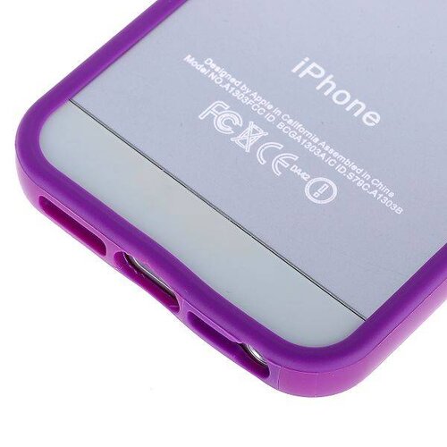 iphone 5 5s bumper paars iphone 5 5s bumper paars