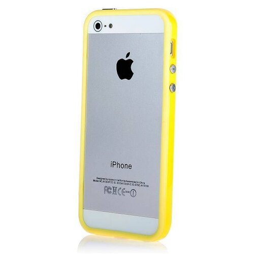 iphone 5 5s bumper geel