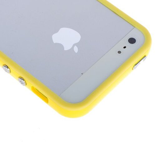 iphone 5 5s bumper geel