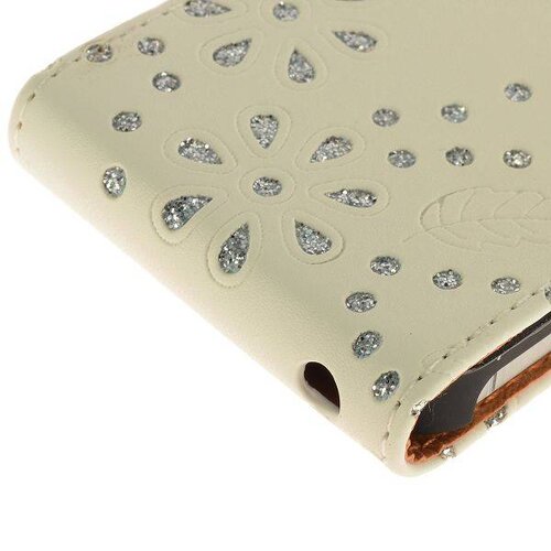 rhinestone flipcase iphone 5 wit