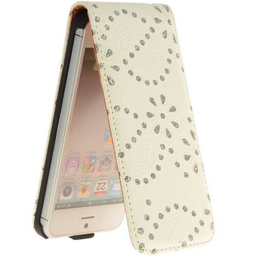 rhinestone flipcase iphone 5 wit