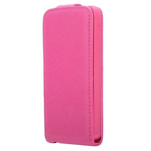 stijlvolle iphone 5 5s flipcase leder roze
