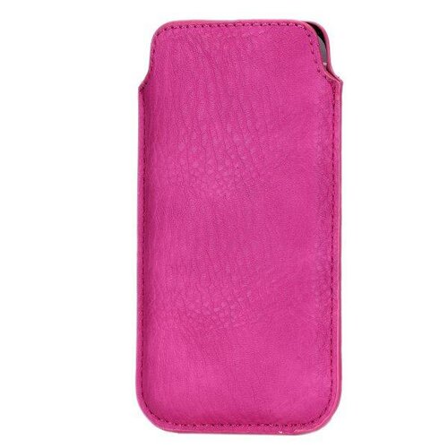 roze lederen iphone 5 5s hoesje