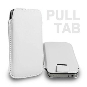 iPhone 5/5S Hoesje Leder Wit iPhone 5/5S Hoesje Leder Wit