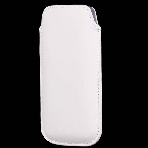 iphone 5 5s hoesje leder wit