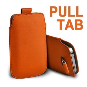 iPhone 5/5S Hoesje Leder Oranje