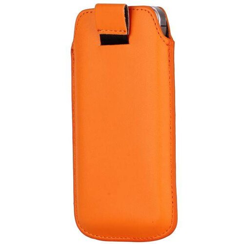 iphone 5 5s hoesje leder oranje