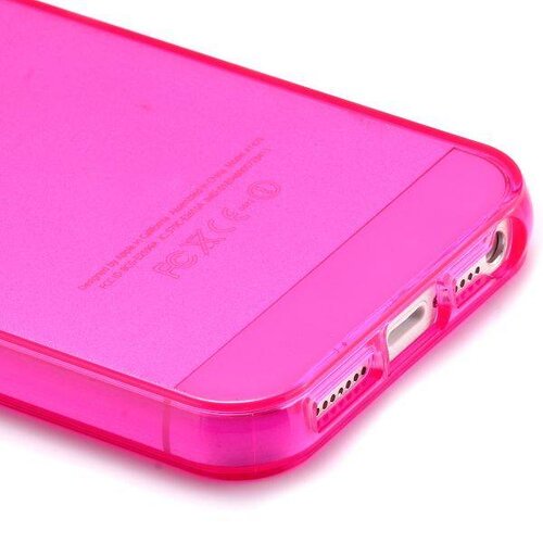 glossy hard roze tpu iphone 5 case