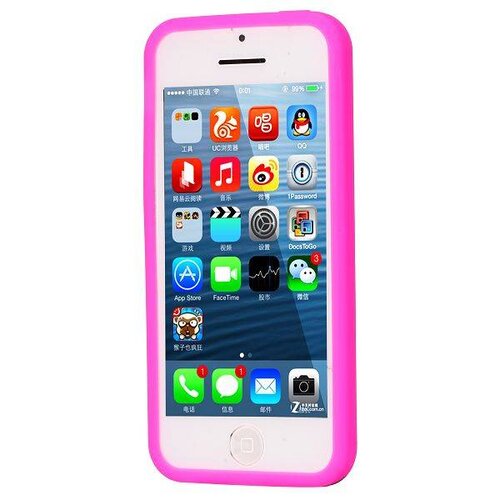 iphone 5c siliconen hoesje roze iphone 5c siliconen hoesje roze