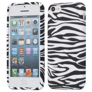 iPhone 5C Hoesje Zacht Zebra