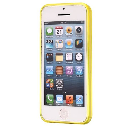 transparant geel tpu iphone 5c hoesje transparant geel tpu iphone 5c hoesje