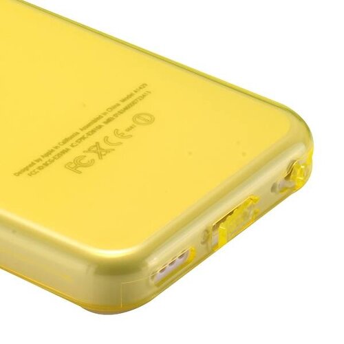 transparant geel tpu iphone 5c hoesje transparant geel tpu iphone 5c hoesje