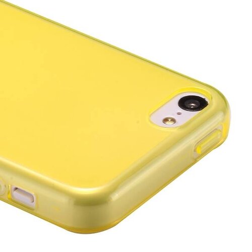 transparant geel tpu iphone 5c hoesje transparant geel tpu iphone 5c hoesje
