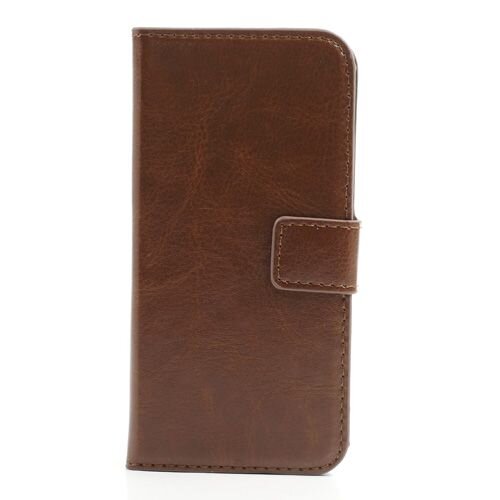pu leren wallet iphone 5 s bruin pu leren wallet iphone 5 s bruin