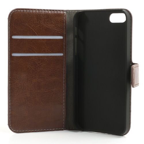 pu leren wallet iphone 5 s bruin pu leren wallet iphone 5 s bruin