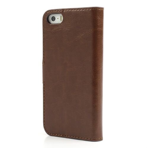 pu leren wallet iphone 5 s bruin pu leren wallet iphone 5 s bruin