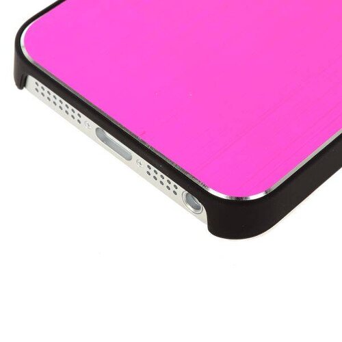 aluminium geborsteld roze iphone 5 5s case