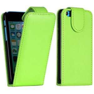 iPhone 5C Flip Case Groen