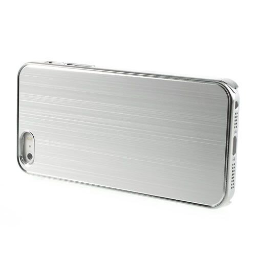 geborsteld aluminium hardcase iphone 5 s se zilver