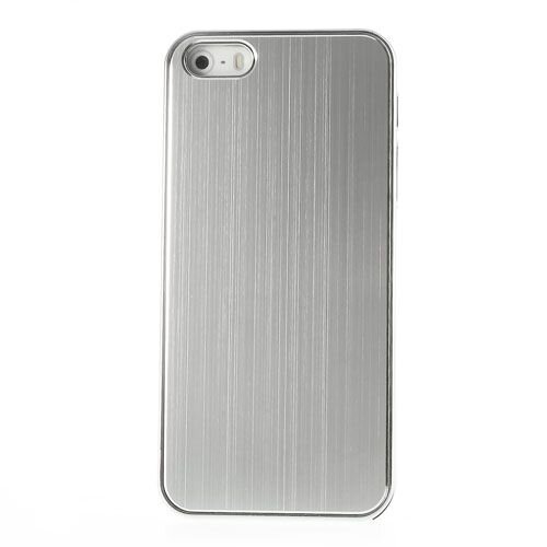 geborsteld aluminium hardcase iphone 5 s se zilver