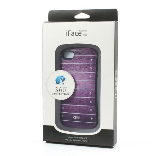 elegante allround bescherm case iphone 5 paars