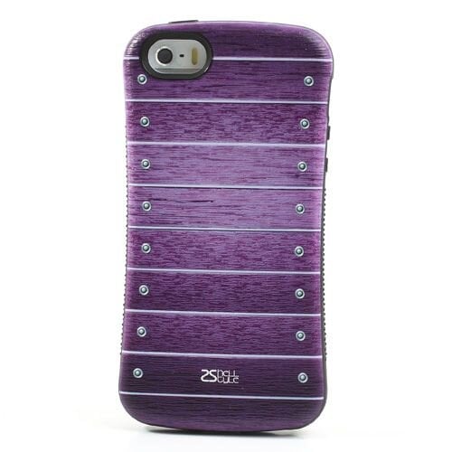 elegante allround bescherm case iphone 5 paars