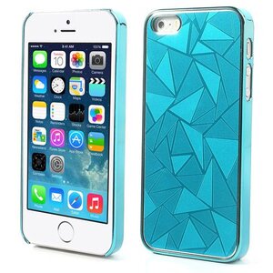Aluminium coating hardcase iphone 5 baby blauw