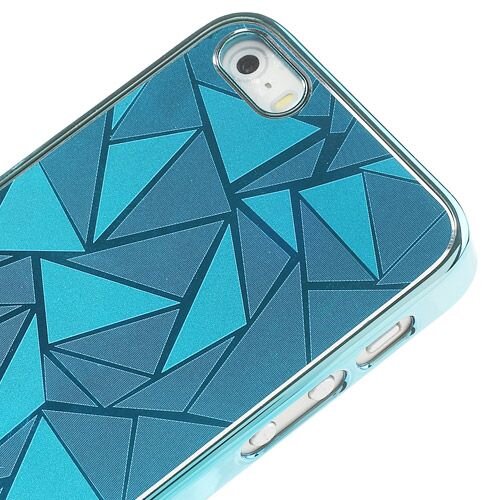 aluminium coating hardcase iphone 5 baby blauw aluminium coating hardcase iphone 5 baby blauw
