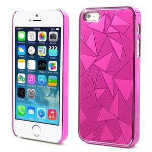 Aluminium coating hardcase iphone 5 hard roze