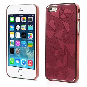 Aluminium coating hardcase iphone 5 rood