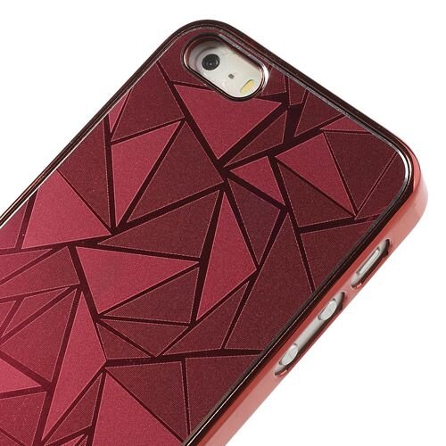 aluminium coating hardcase iphone 5 rood aluminium coating hardcase iphone 5 rood