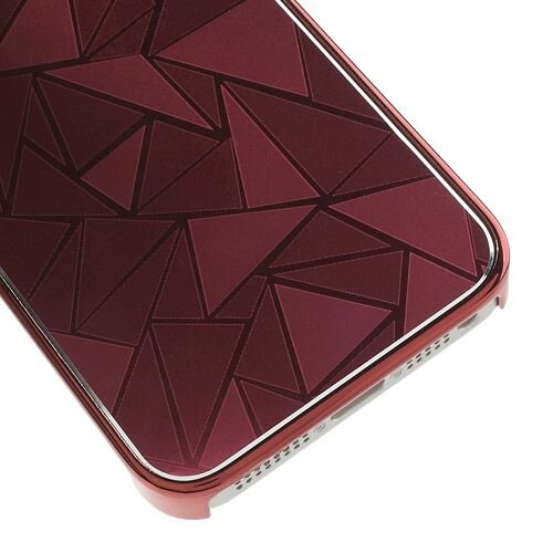 aluminium coating hardcase iphone 5 rood aluminium coating hardcase iphone 5 rood