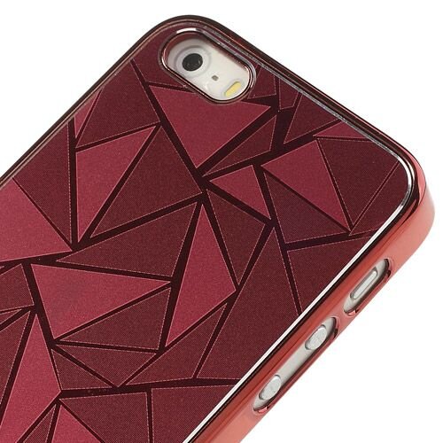 aluminium coating hardcase iphone 5 rood aluminium coating hardcase iphone 5 rood