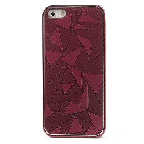 aluminium coating hardcase iphone 5 rood aluminium coating hardcase iphone 5 rood