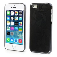 Aluminium coating hardcase iphone 5 zwart