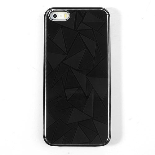 aluminium coating hardcase iphone 5 zwart