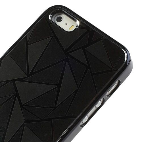 aluminium coating hardcase iphone 5 zwart