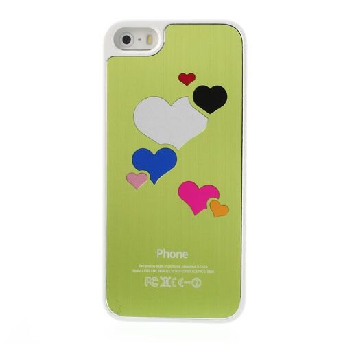 hardcase hartjes voor iphone 5 groen