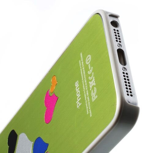 hardcase hartjes voor iphone 5 groen
