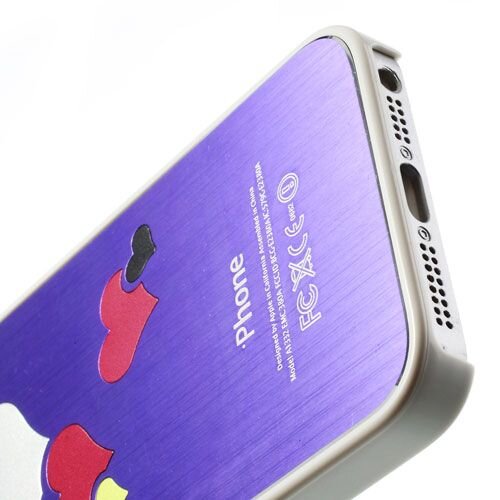 hardcase hartjes iphone 5 paars