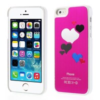 Hardcase hartjes iphone 5 roze