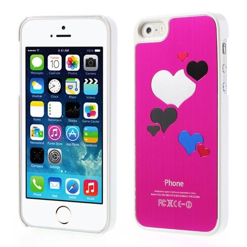 hardcase hartjes iphone 5 roze