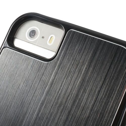 case mate geborsteld iphone 5 zwart bruin