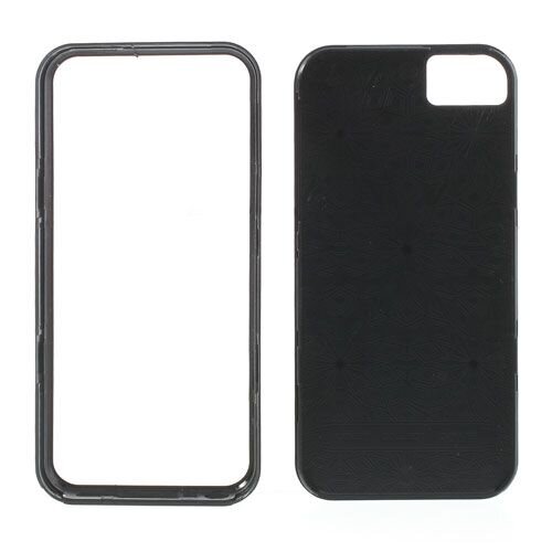 case mate geborsteld iphone 5 zwart bruin