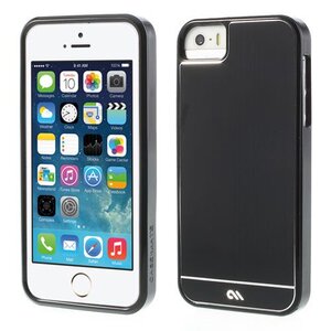 Case Mate geborsteld iphone 5 zwart