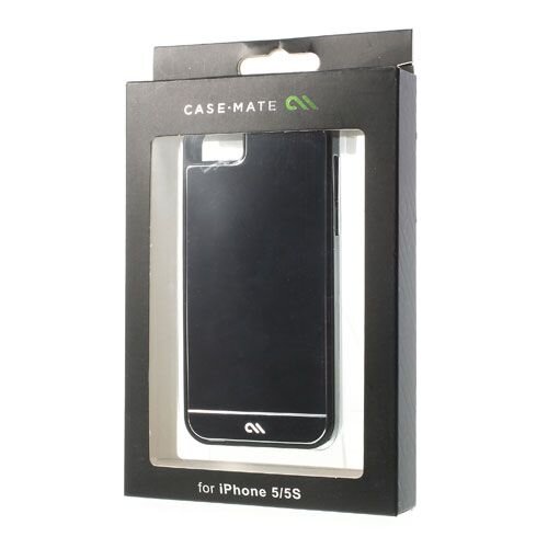 case mate geborsteld iphone 5 zwart