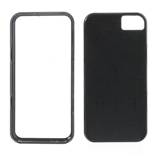 case mate geborsteld iphone 5 zwart